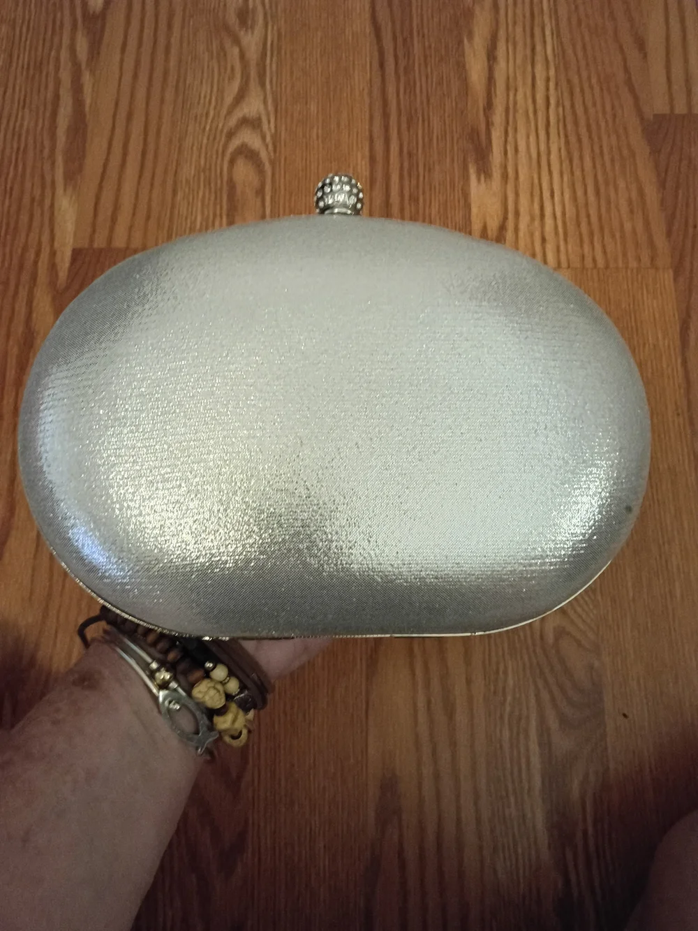 Multicolor Crystal Peacock Clutch - Evening Wristlet